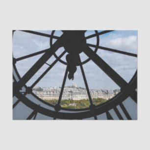 Papel De Seda Relógio de vidro gigante na Musée d'Orsay - Pari