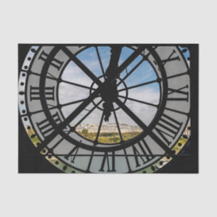 Papel De Seda Relógio de vidro gigante na Musée d'Orsay - Pari