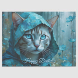 Papel De Seda Renaissance Cat Birthday