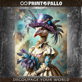 Papel De Seda Renaissance style painting: Victorian Lady Turkey 