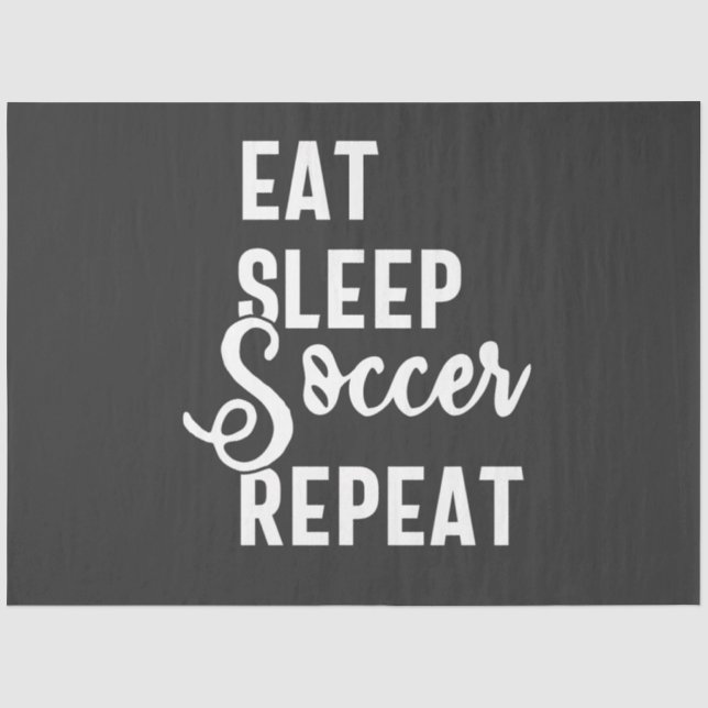 Papel De Seda repetir o futebol para dormir (Frente )
