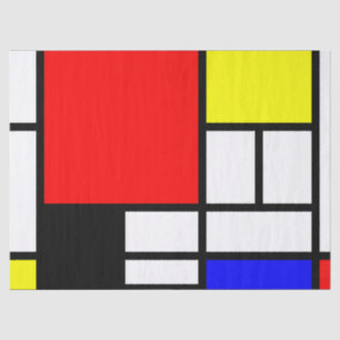 Papel De Seda retângulos MOSAIC quadrados coloridos I + suas ide