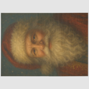 Papel De Seda Retrato clássico de Natal dos Papais noeis do Mund