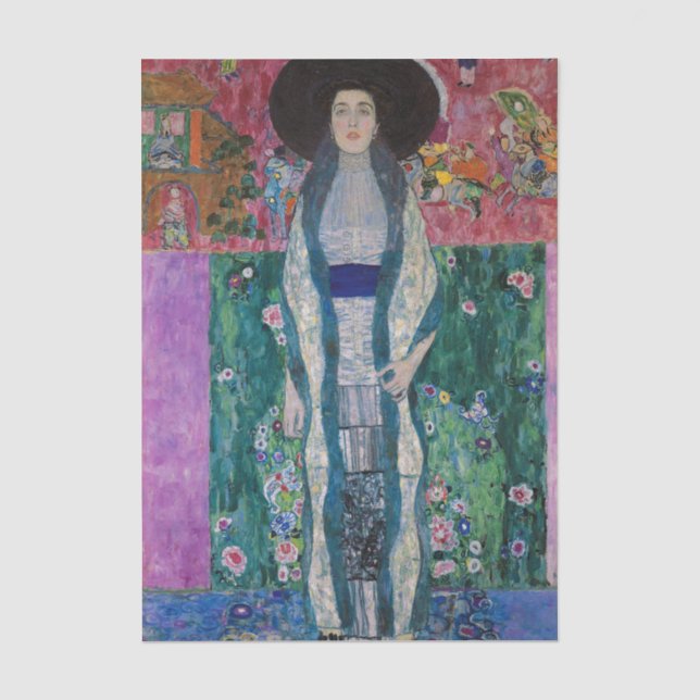 Papel De Seda Retrato de Adele Bloch Bauer, Gustav Klimt (Frente )