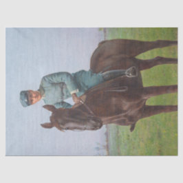 Papel De Seda Retrato de Attilio Triboletti (Soldado de Cavalari