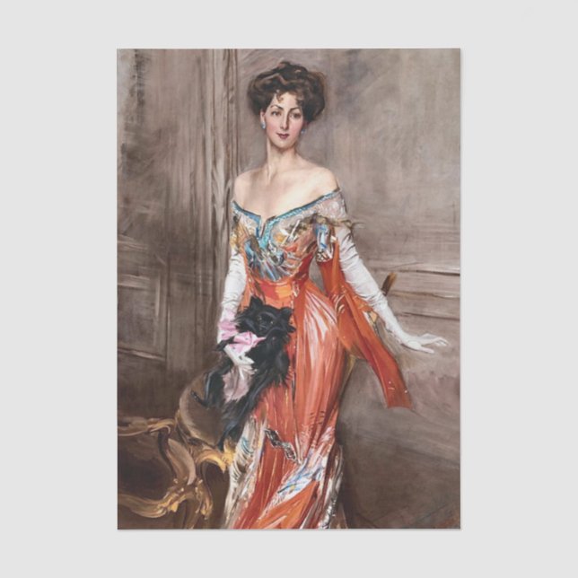 Papel De Seda Retrato de Elizabeth Wharton Drexel (1905) (Frente )