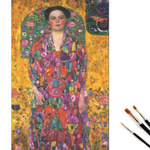 Papel De Seda Retrato de Eugenia Primavesi por Gustav Klimt