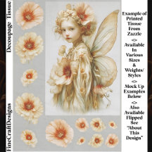 Retrato de Fada das Flores Cottagecore FK1L Decoup