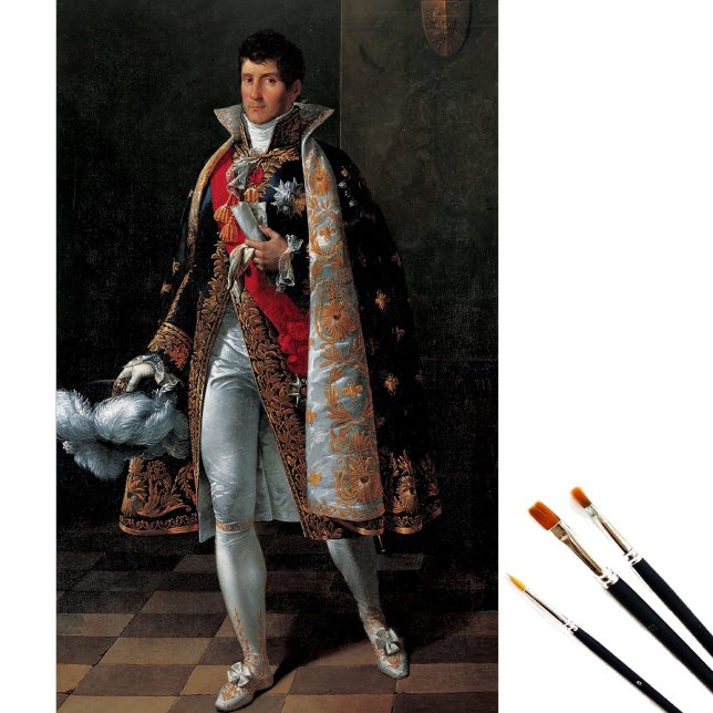 Papel De Seda Retrato de Felice Baciocchi por Marie Benoist (Criador carregado)