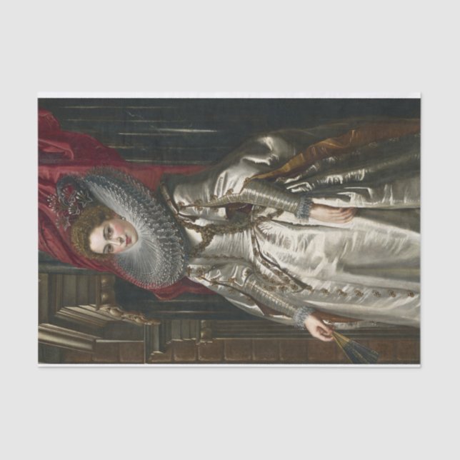 Papel De Seda Retrato de Marchesa Brigida Spinola-Doria, Rubens (Frente )