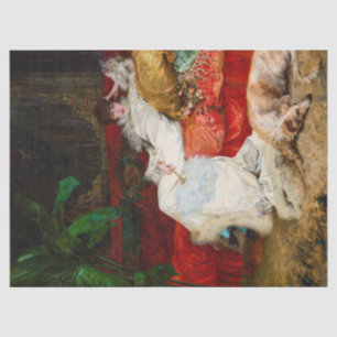 Papel De Seda Retrato de Sarah Bernhardt por Georges Clairin