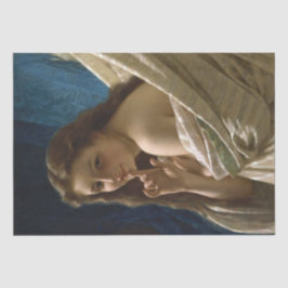 Papel De Seda Retrato de uma Jovem Sensual