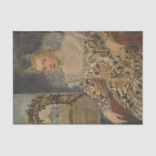 Papel De Seda Retrato de uma nobre por Francesco Montemezzano (Frente )