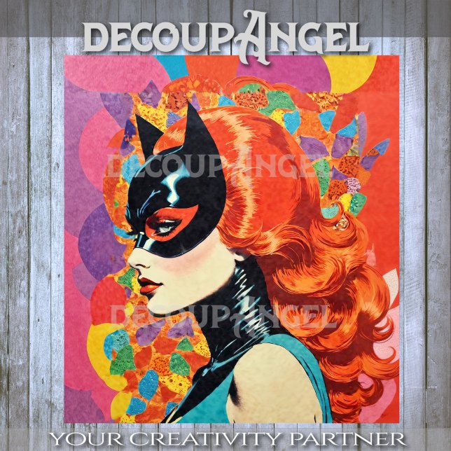 Papel De Seda Retrato MCM da Desordem de Senhora de Gato (Criador carregado)