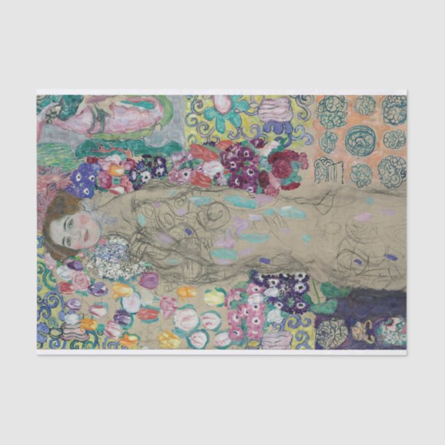 Papel De Seda Retrato póstumo de Ria Munk III, Gustav Klimt (Frente )