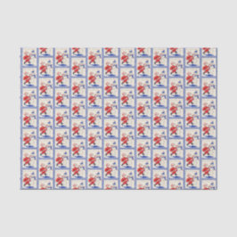 Papel De Seda retro natais vintages Papais noeis snowman tiled p