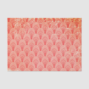 Papel De Seda Retro Vermelho Distinto