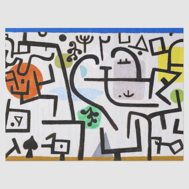 Papel De Seda Rich Port, Paul Klee (Frente )