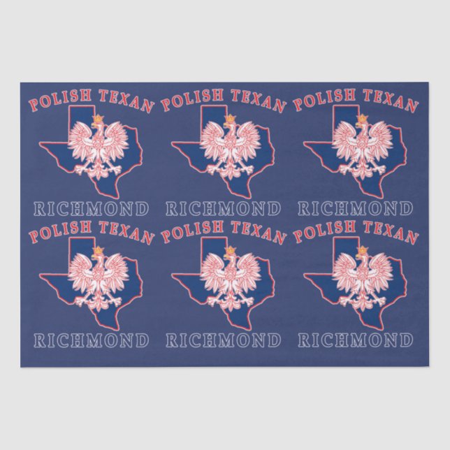 Papel De Seda Richmond Polonês Texan (Frente )