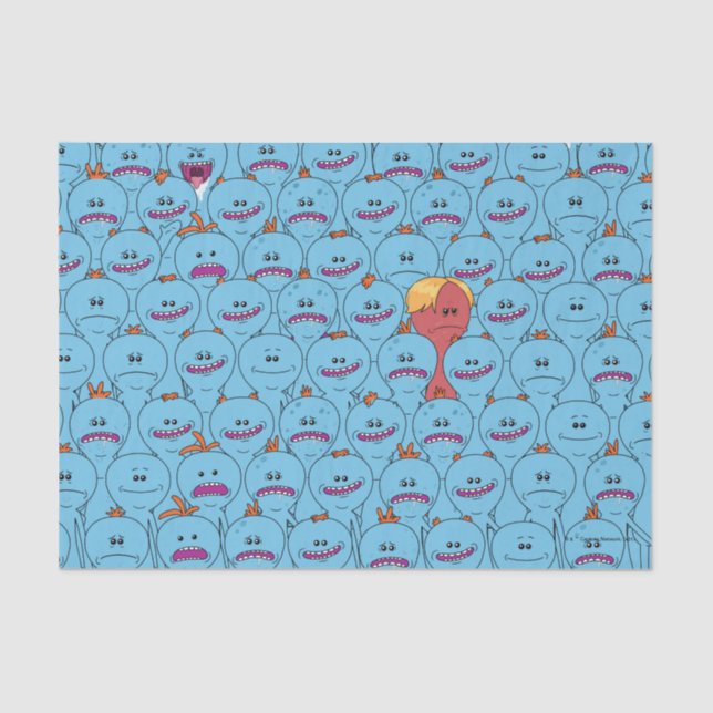 Papel De Seda RICK E MORTY™ | Kirkland Sr. Meeseks (Frente )