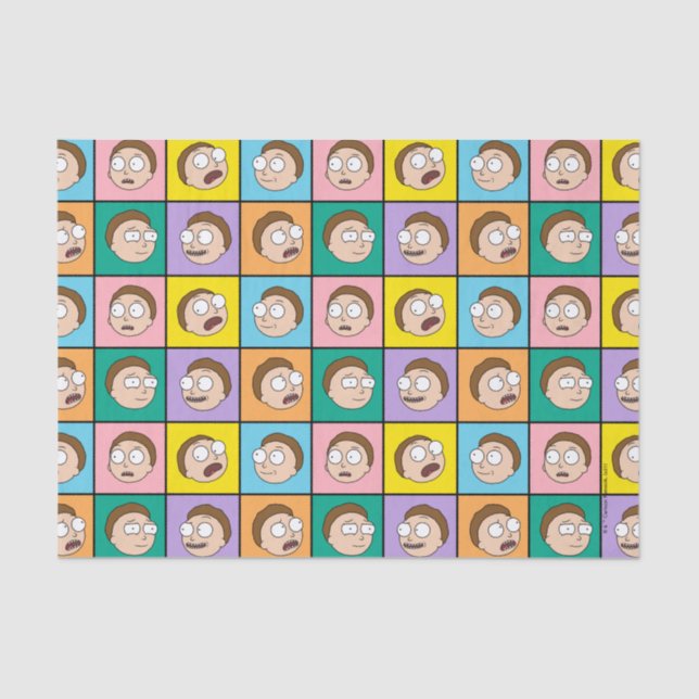 Papel De Seda RICK E MORTY™ | Morty's Moods (Frente )
