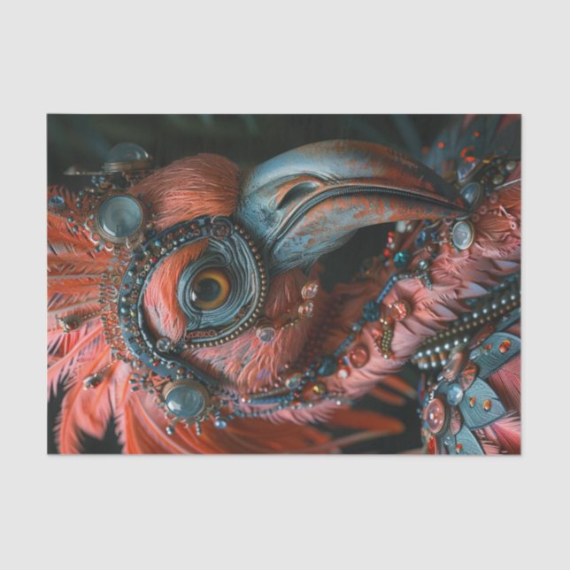 Papel De Seda Rico Flamingo (Frente )