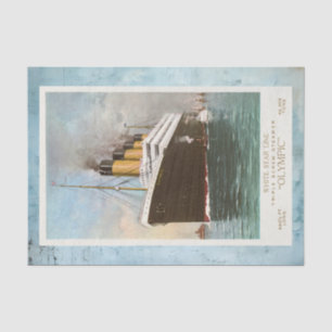 Papel De Seda RMS Olimpiadas Ocean Liner