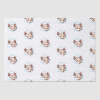 Papel De Seda Robô Axolotl bonito