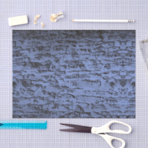 Papel De Seda Rocha Azul Industrial