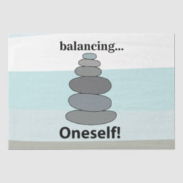 Papel De Seda Rock Balancing Stone Balancing