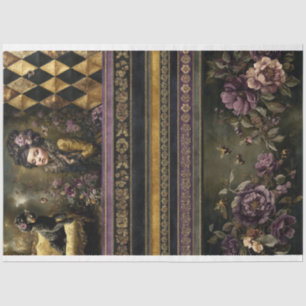 Papel De Seda Rococo Buzz, tema Abelha, Colagem MixnMatch