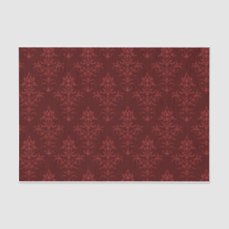 Papel De Seda Rococo no vermelho