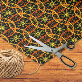 Papel De Seda Rodas de bicicleta cicláveis padrão amarelo alaran