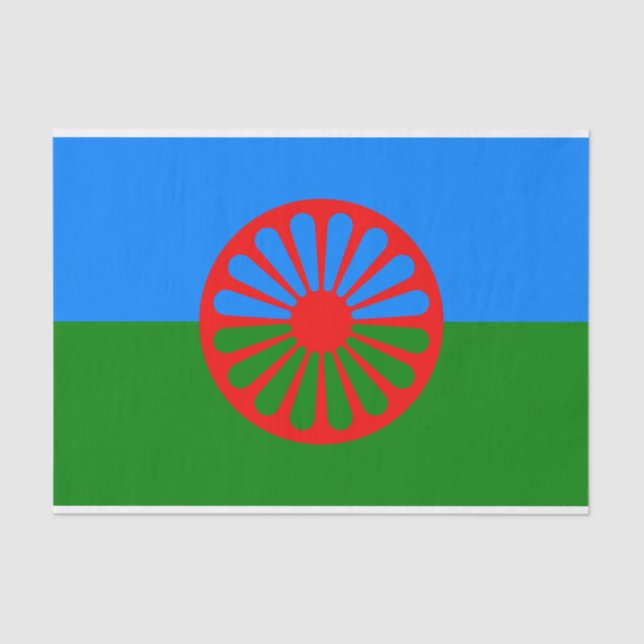 Papel De Seda Romani Flag (Frente )