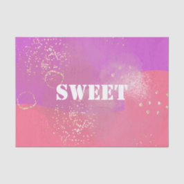 Papel De Seda Romantic glitter pink art