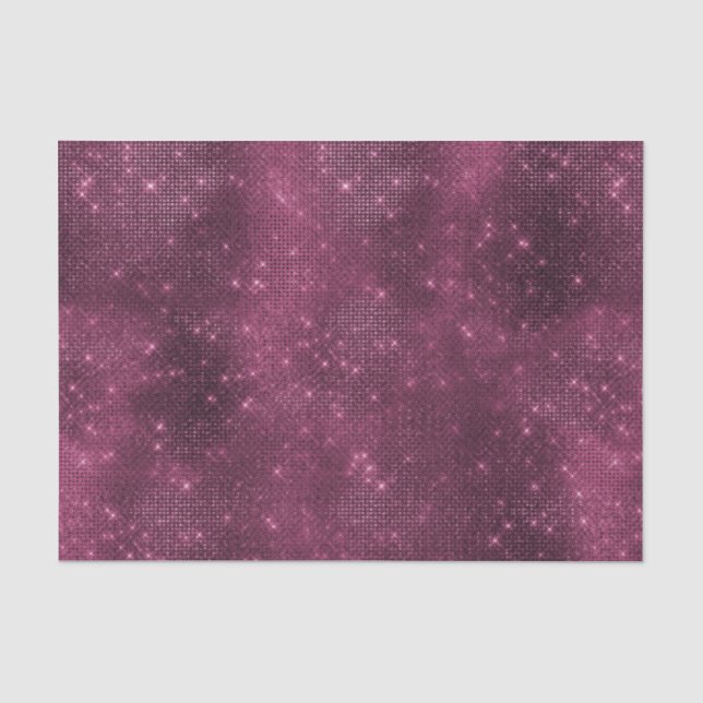 Papel De Seda Romântico Burgundy Brilho Glamouroso Chuveiro de N (Frente )