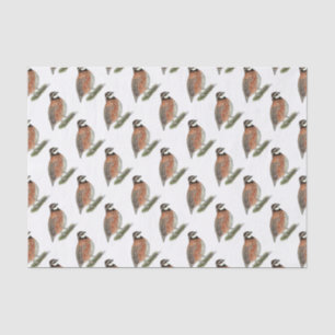 Papel De Seda Rooster Bobwhite Quail