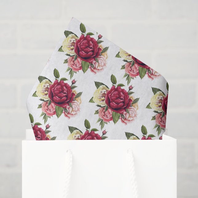 Papel de Seda Rosa (Sacola de presentes)