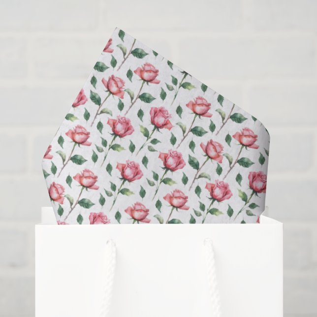 Papel de Seda Rosa (Sacola de presentes)