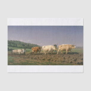 Papel De Seda Rosa Bonheur Voo no Nivernais