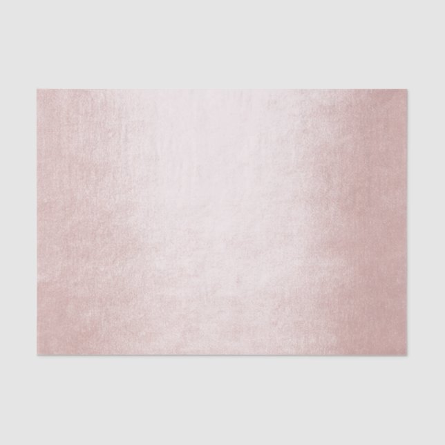 Papel De Seda Rosa claro Metálico Dourado rosa (Frente )