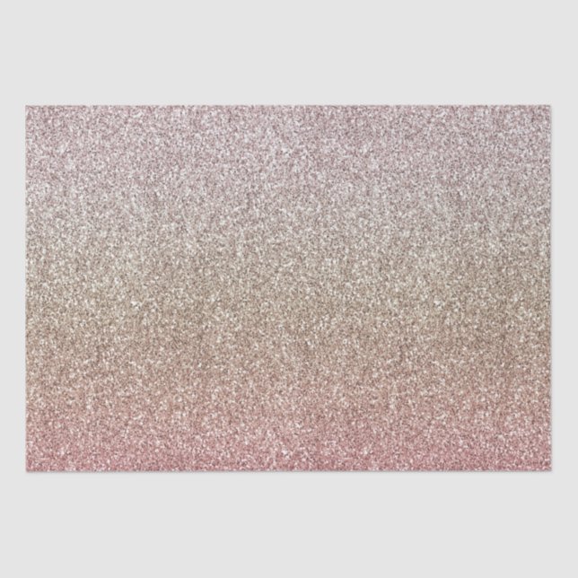 Papel De Seda Rosa cor-de-rosa Dourada (Frente )