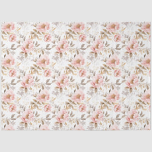 Papel De Seda Rosa Corado Flor de Rosa Asiática