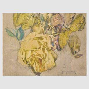 Papel De Seda Rosa de inverno por Charles Rennie Mackintosh