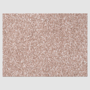 Papel De Seda Rosa de pêssego Dourado Luxe Glitter