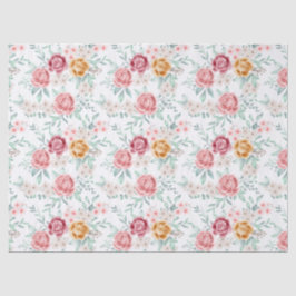 Papel De Seda Rosa Dourada