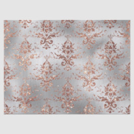 Papel De Seda Rosa Dourado Deslocamento de Glitter Funciona na D