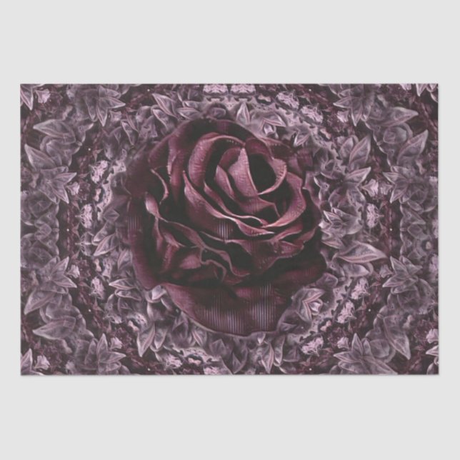 Papel De Seda Rosa Mandala (Frente )