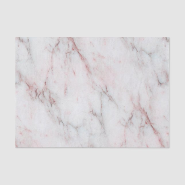 Papel De Seda Rosa Marble Delicado (Frente )