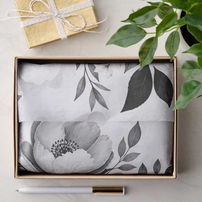 Papel De Seda Rosa Monocromática (Presente)